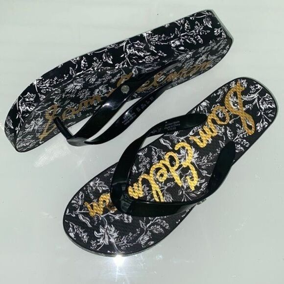 Sam Edelman Kylee Women Floral Thong Platform Flip Flops Size 8M - Picture 3 of 9